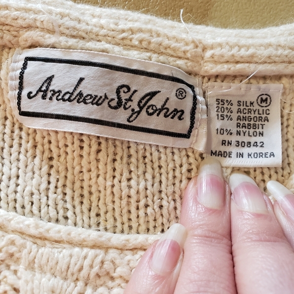 Andrew St. John size Medium Vintage - Picture 5 of 5